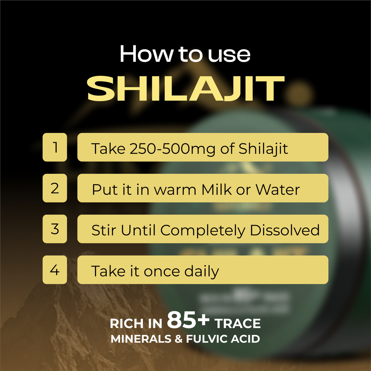 Premium Shilajit — Pure Himalayan Resin (20g) | Himala Naturals